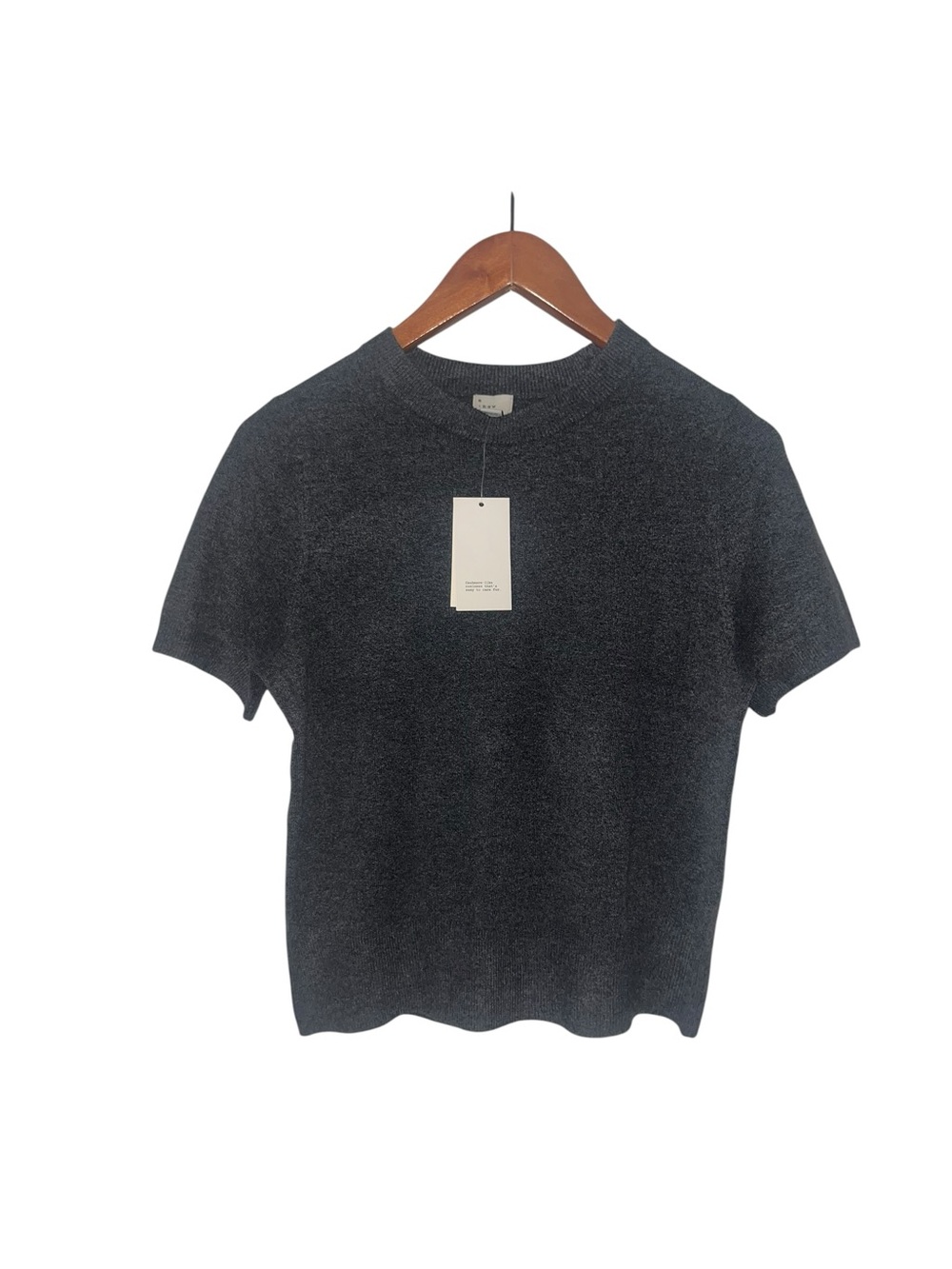 a new day Black Short-Sleeve Crew Neck Sweater